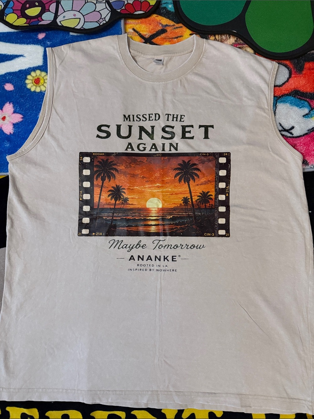 Ananke Missed the Sunset Vintage Wash Tee